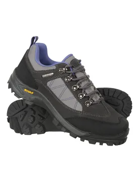 Storm' Womens Walking Shoes Isogrip Waterproof Sneakers Grey Suede - Size Uk 5 - Mountain Warehouse - FashionsVida