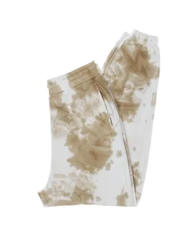 Pantalone Tuta Felpato Uomo Signature Tie Dye Sweatpants White/sand - Karl kani - FashionsVida