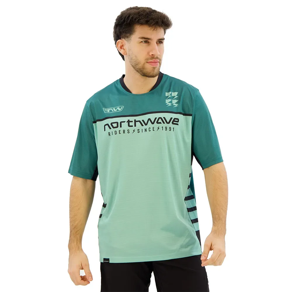 Maglia A Maniche Corte Edge 2 Surf Blue - Northwave - FashionsVida