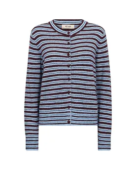Cardigan MMMILVISTRIPE bleu clair M - Mos mosh - FashionsVida