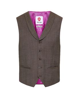Chaleco de traje Slim Fit PHILLIP marrón 48