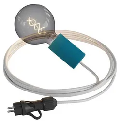Cables Suspension Luminaire Snake Eiva Elegant 5 M Petroleum One Size