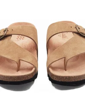 Sandalias de dedo de mujer con hebilla - CASTELL MENORCA - FashionsVida