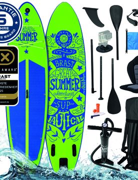 Aufblasbares SUP Board Set mit Sitz SUMMER 320 green