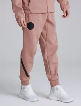 Manchester United x Z.N.E. Tracksuit Bottoms Pink L - Adidas - FashionsVida