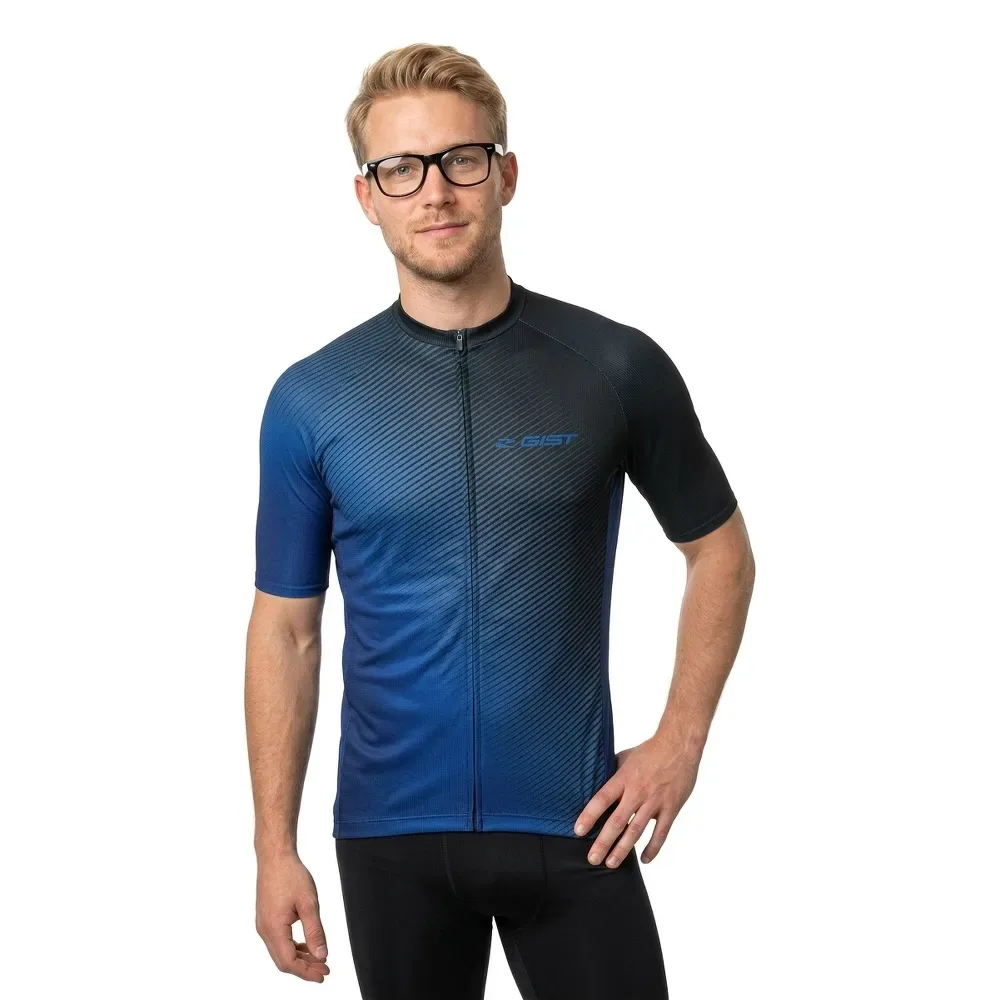 Maglia A Maniche Corte Flow Light Blue - Gist - FashionsVida