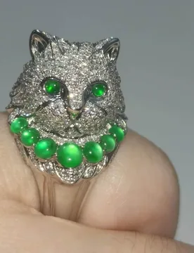 Fashion Open Mouth Design Dog Rings Stackable Adjustable Cat Ring Exquisite Metal Rhinestone Fashion Jewelry Work - Aliexpress - FashionsVida