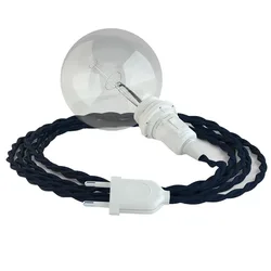 Cables Lampe Suspendue Pour Abat-jour Tm20 3 M Dark Blue / White One Size