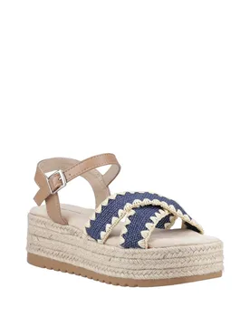Women's Jemma Espadrille Sandal in Navy Size: 8 - Navy - Size: 8 - Hush puppies - FashionsVida