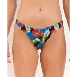 Braga de bikini brasileña estampada