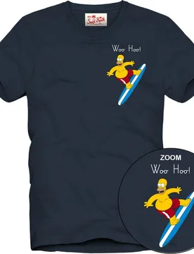 T-shirt con stampa frontale POT0001-04476L - MC2 SAINT BARTH - FashionsVida