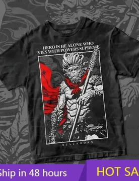 Sun Wukong The Monkey King cotton shirtmen women enthusiast summer casual cotton unisex T-s T-shirt - Aliexpress - FashionsVida