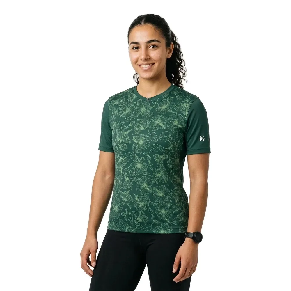 Maglia A Maniche Corte Iris Green - Bicycle Line - FashionsVida