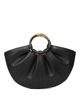 Borsa Shell Large In Pelle Con Manici