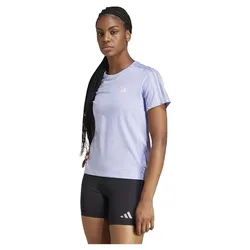 Maglietta A Maniche Corte Own The Run 3 Stripes Violet Tone XS
