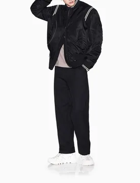 Pantaloni Exchange neri in twill di misto viscosa e lana - Armani - FashionsVida