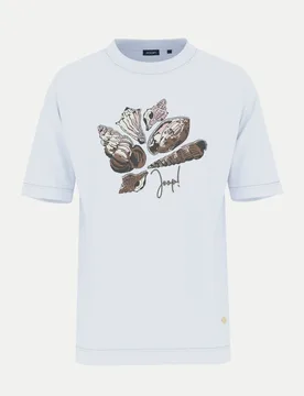 T-Shirt mit Fotoprint Tristiane Weiß 40 - Joop! - FashionsVida
