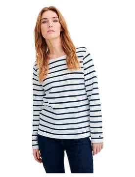 Maglietta A Maniche Lunghe Catalina Off White Stripe L