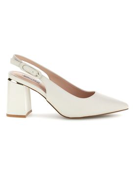 Décolleté beige con cinturino slingback tacco largo Burani 51882c1235 40