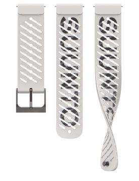Suunto 22mm Athletic 5 Silicone Strap Pearl White S+M