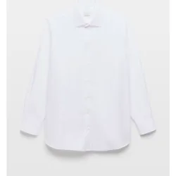 Camisa vestir algodón egipcio hombre manga larga