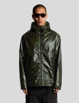 Men's Heat Reactive Shell Jacket in Dark Sediment/Laser Beam - Lyle & Scott - FashionsVida