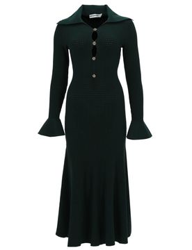 Tailored Knit Midi Dress