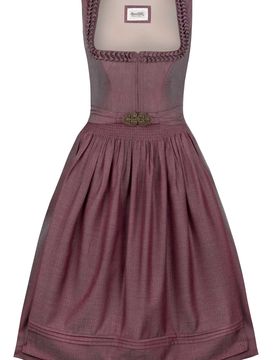 Dirndl Moana (malve, Gr. 34) von Heimatgwand für Damen, 60% Polyester,40% Viskose