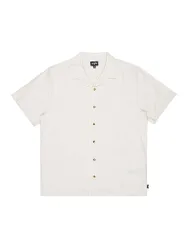 Camicia da spiaggia da uomo Vacay Linen crema L
