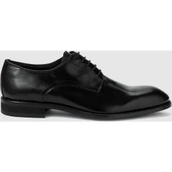 Zapatos de cordones de hombre en piel en color