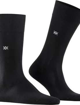 Calcetín liso algodón mercerizado de hombre - Burlington - FashionsVida