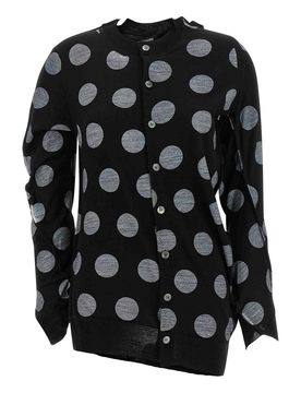Junya Watanabe Maxi cardigan a pois