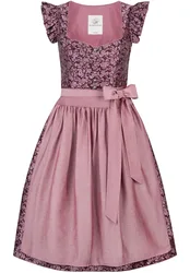 Dirndl Catrina (beere, Gr. 46) von Heimatgwand für Damen, 55% Baumwolle, 45% Polyester