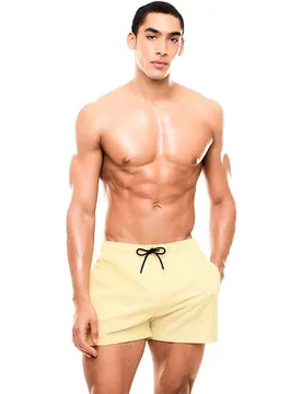 Ea7 Emporio Armani Slip De Bain Boxer 7m001677_af21249 Lemon Grass / Fresia M - Giorgio Armani - FashionsVida