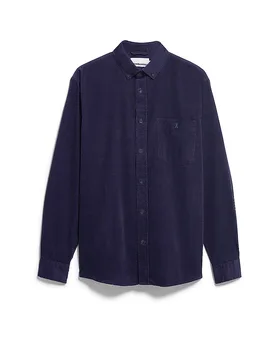 Cordhemd Relaxed Fit blau L herren - Armedangels - FashionsVida