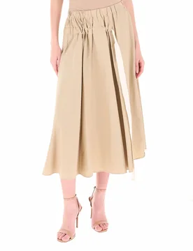 I BLUES Gonna a pieghe BEIGE 46 - I Blues - FashionsVida