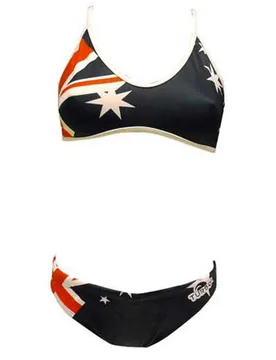 Australia Flag Bikini Navy 7-8 Years Girls - TURBO - FashionsVida