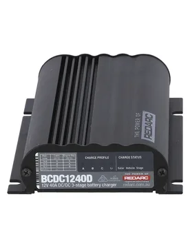 Booster Charger Separator 40a 12v Black 165 x 120 x 37 mm unisex - REDARC - FashionsVida