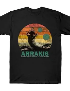 Retro Arrakis 0408 DUNE Sic fi fan Gift t shirt 100% cotton printed Short-sleeve Graphic clothes All size Tops S-6XL - Aliexpress - FashionsVida