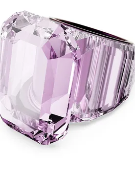 Anello cocktail Lucent, Taglio ottagonale, Rosa 52 - Swarovski - FashionsVida