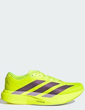 Scarpe adizero EVO SL in tessuto 49 1/3 Solar Yellow / Aurora Plum / Powder Plum