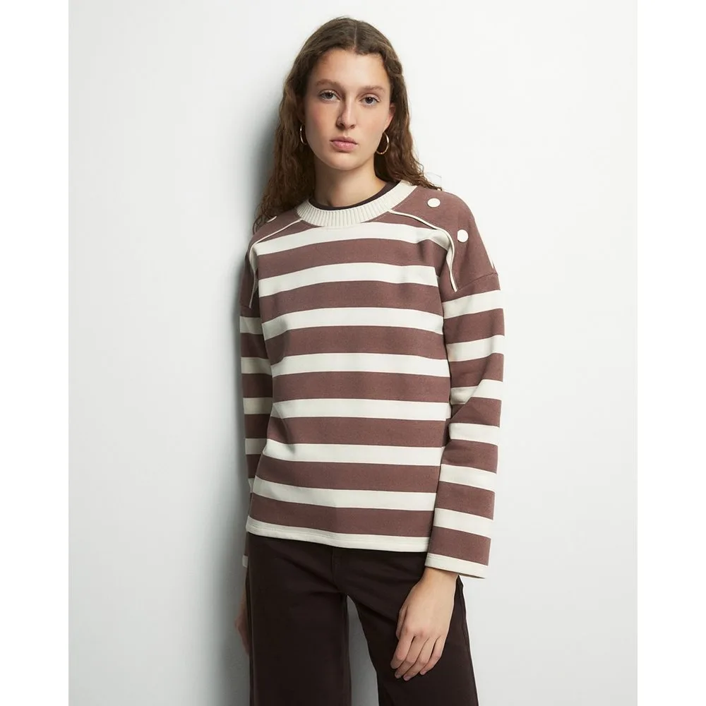 Sfera - Sudadera rib básica - Sfera - FashionsVida