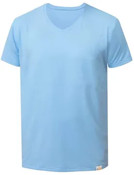 Rash Guard Manches Courtes Uv Free V-neck Sky S