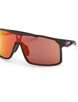 Alkator Sunglasses Matte Black 02L Roviex Mirror/CAT3 unisex - Adidas Sport - FashionsVida