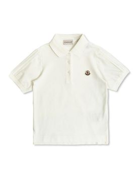 Moncler Jr Polo In Cotone