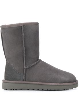 Women's Twinface Sheepskin Overlock Stitch Boots