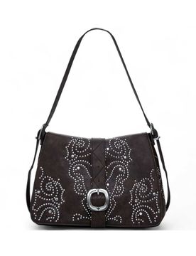 Borsa a tracolla Poker Face Donna Marrone - 25WAXP34-6009-U
