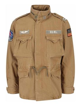 Giacca Militare Con Patch