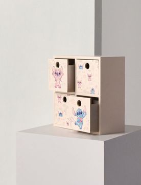 Mobiletto per bambini con cassetti Stitch - beige