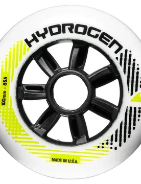 Roues De Patins Hydrogen 6 Unités White / White 100 mm/85A unisex